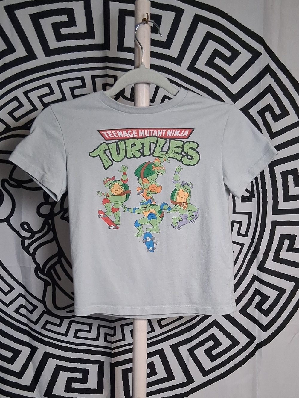 Nickelodeon Light Blue Teenage Mutant Ninja Turtles Graphic Tee